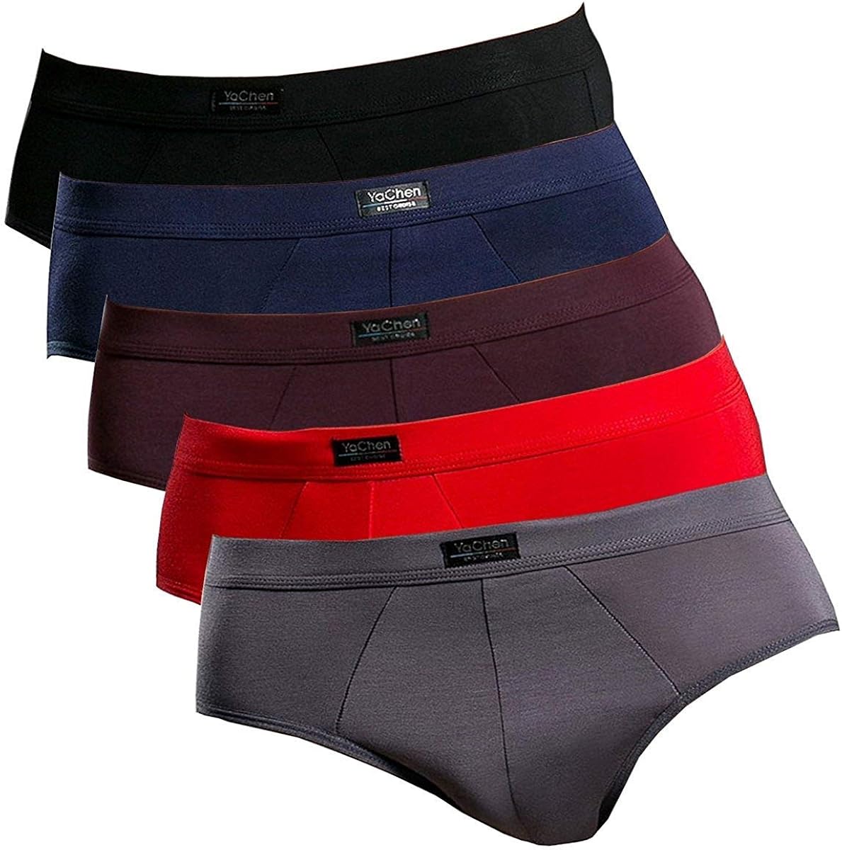 BOLAWOO Unterhosen Herren Baumwolle Retroshorts 5 Pack Normallacks Weiches Bequem Unterhosen