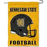 Kennesaw State Owls Football Helmet Garden Yard Flag