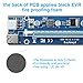 PCIe Riser Ptsaying PCI-E 16x 8x 4x 1x Powered Riser Adapter Card With LED hint w/ 60cm USB 3.0 Extension Cable & 6-Pin PCI-E to SATA Power Cable - GPU Riser Adapter - Ethereum Mining ETH(3 pack)