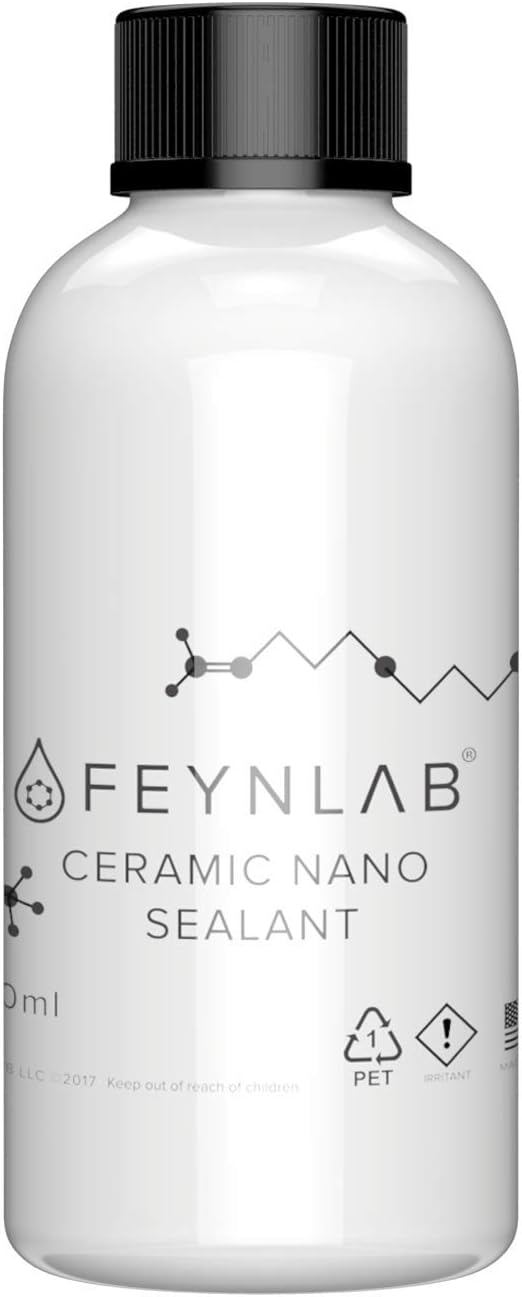 FEYNLAB Ceramic Nano Sealant- Super Glossy, Hydrophobic, Highly Durable, UV Protective Ceramic Sealant, 120ml