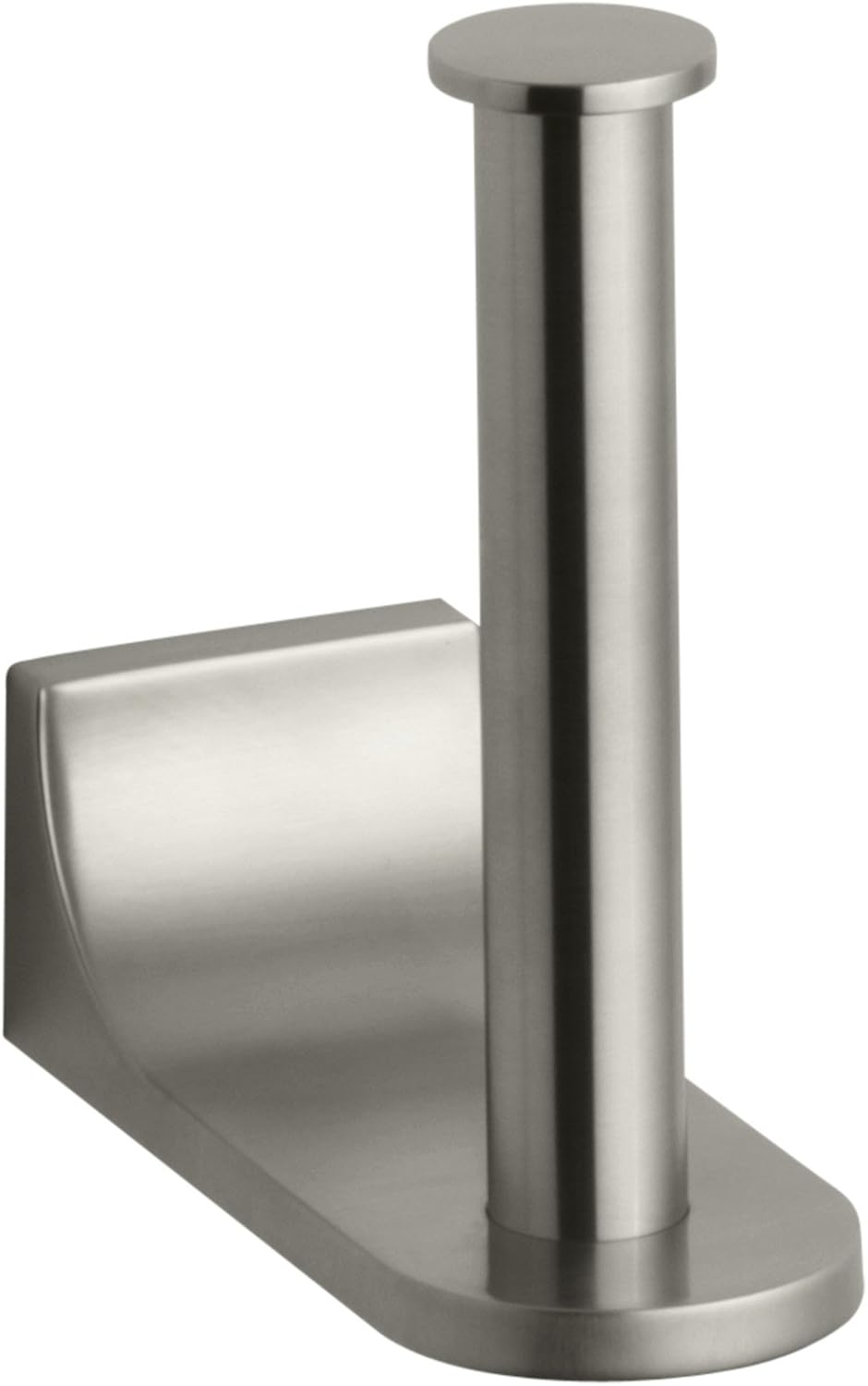 KOHLER 11583BN Loure Vertical Toilet Tissue Holder, 1, Vibrant Brushed Nickel Toilet Paper