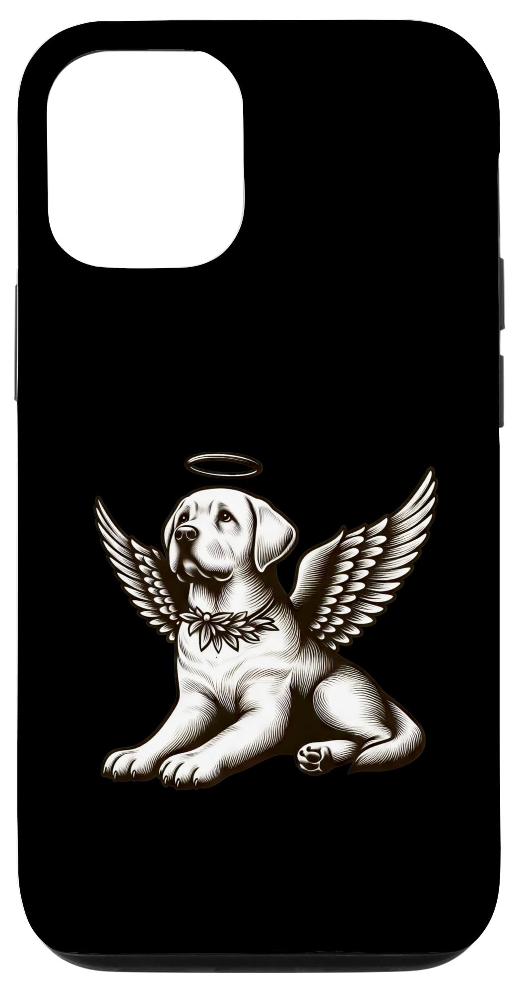 iPhone 13 Labrador Angel with Wings Classic Halo Case