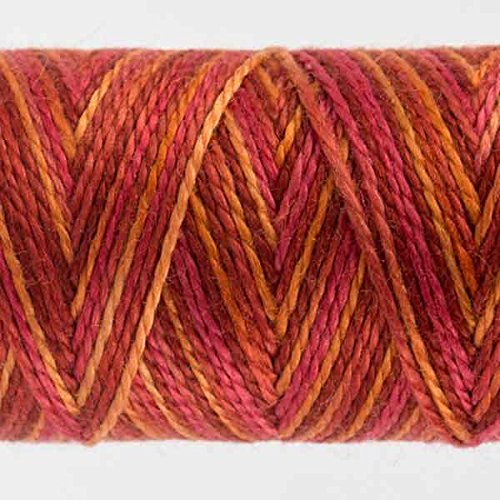 WonderFil Specialty Threads Sue Spargo Eleganza 2-ply #5 Perle Cotton Varigated, Wildfire