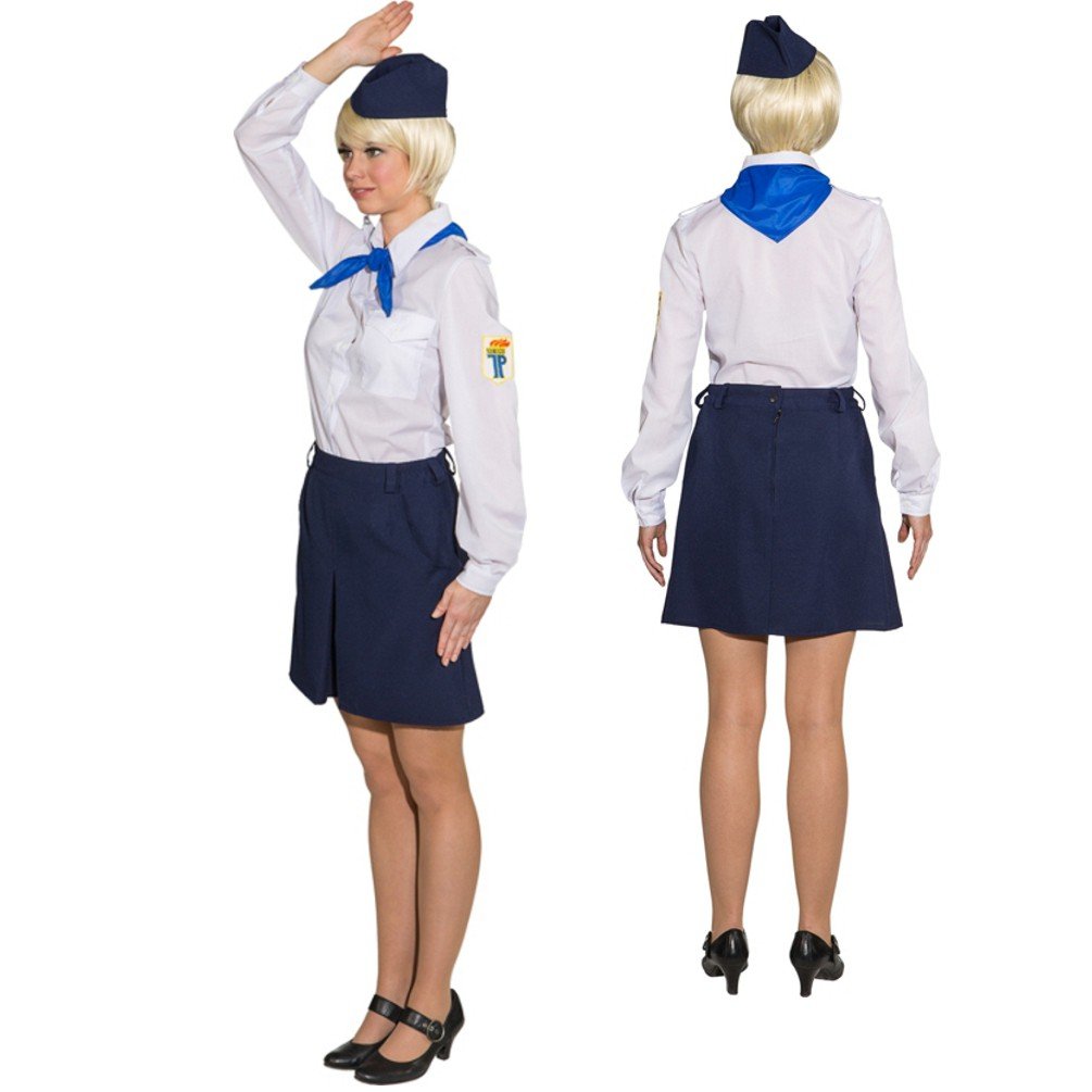 DDR party costume young pioneer skirt blouse scarf