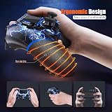 AceGamer Wireless Controller for PS4 Blue Dual Vibration Six Axis Touchpad USB view 6