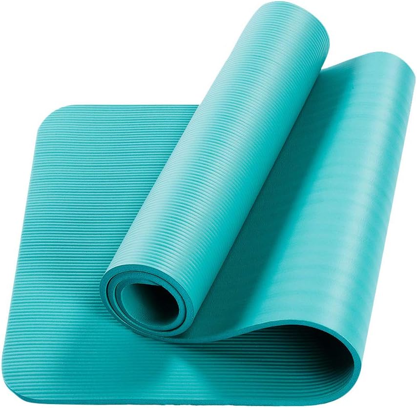 Kumono Extra Thick Yoga Pilates Mat - All Purpose Durable 10mm Thickness Non-Slip Yoga Mat Pilates & Floor Workouts