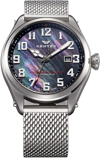 Amazon ケンテックス 腕時計 機械式自動巻 Progaus プロガウス 耐磁時計 S769x 06 メンズ シルバー メンズ腕時計 腕時計 通販