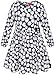 Bonny Billy Girl's Long Sleeve Daisy Print Children Skater Dress