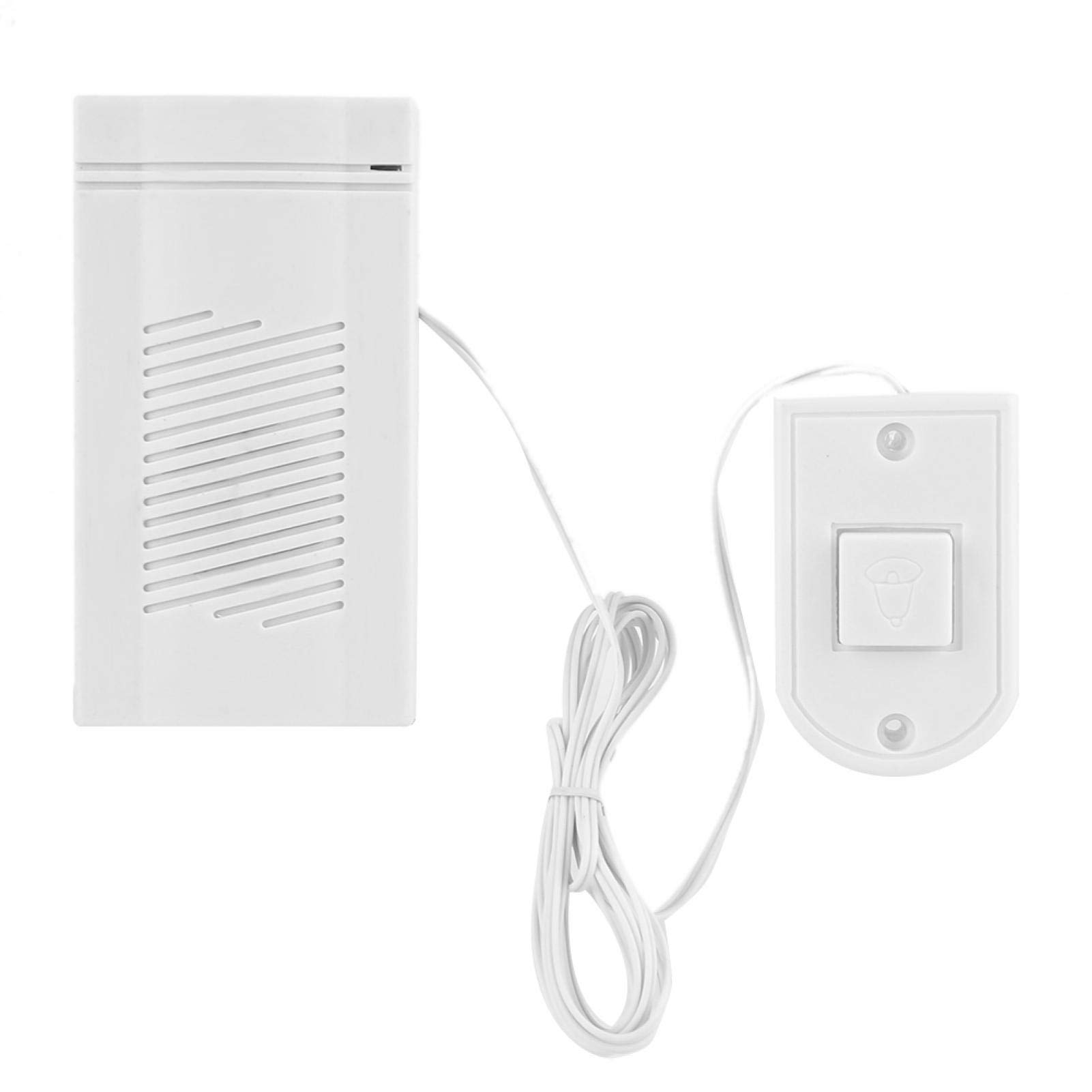 Slim Doorbell with -, Battery-Powered & Easy Wall Mount — Stylish, Energy-Saving, Interference Design for Home, Office,