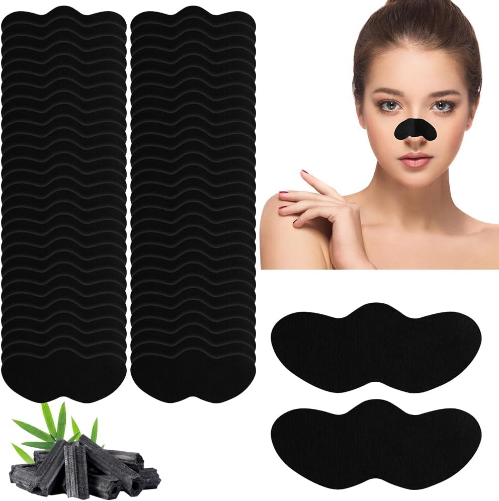 ACWOO Nose Strips 60Pcs Pore Strips Blackheads Deep Cleansing Removes Dirt