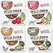 Wild Zora - 4 Flavor Meat and Veggie Bars Paleo Variety Pack, (Pack of 12)