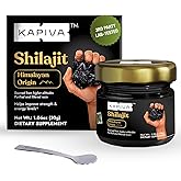 Kapiva 100% Pure Himalayan Shilajit Resin(30gm), High Potency for Men & Women | 120 Servings of 250mg | 80+ Trace Minerals, Upto 70% Fulvic Acid | Authentic | Natural Energy & Immune Support