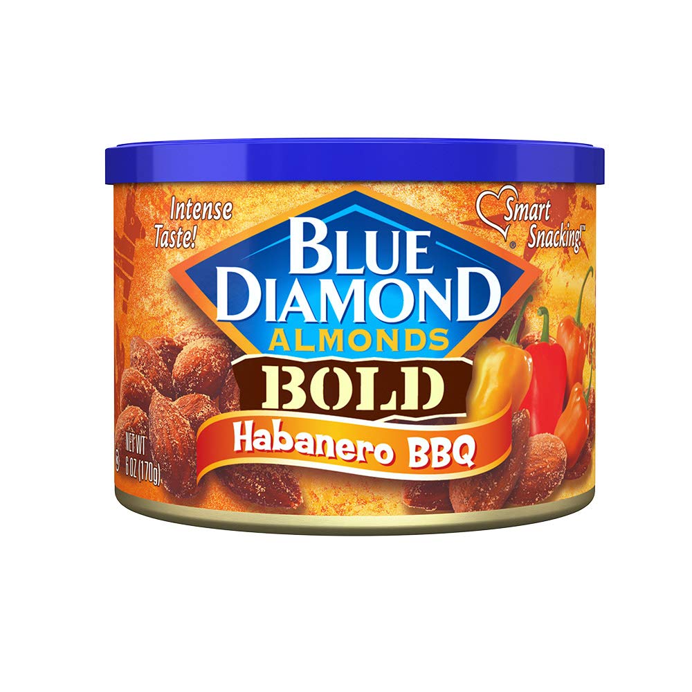 Blue Diamond almonds bold habanero bbq 6oz (041570050392)
