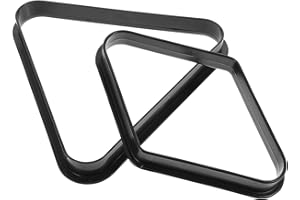 IMIKEYA Pool Triangle Rack Serviceable 2pcs Plastic with for Pool Table Accessory