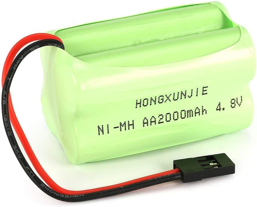 4S 4.8V AA 2000mAh NiMH Batteries Rechargeable Square Receiver RX