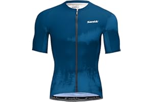 Santic Cycling Jerseys for Men Short Sleeve Cycling Tops Mens Biking Jersey Cycling Shirts Breathable