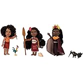 Disney Moana 2 Gift Set: Moana, Loto &amp; Matangi Petite Dolls