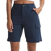 zsenoxaxi Womens Quick Dry Hiking Shorts Stretch Lightweight Cargo Shorts with Pockets for Casual Athletic and Workout