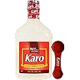 Karo Light Corn Syrup with Real Vanilla, 32 Ounce Bottle with Karo Measuring Spoon