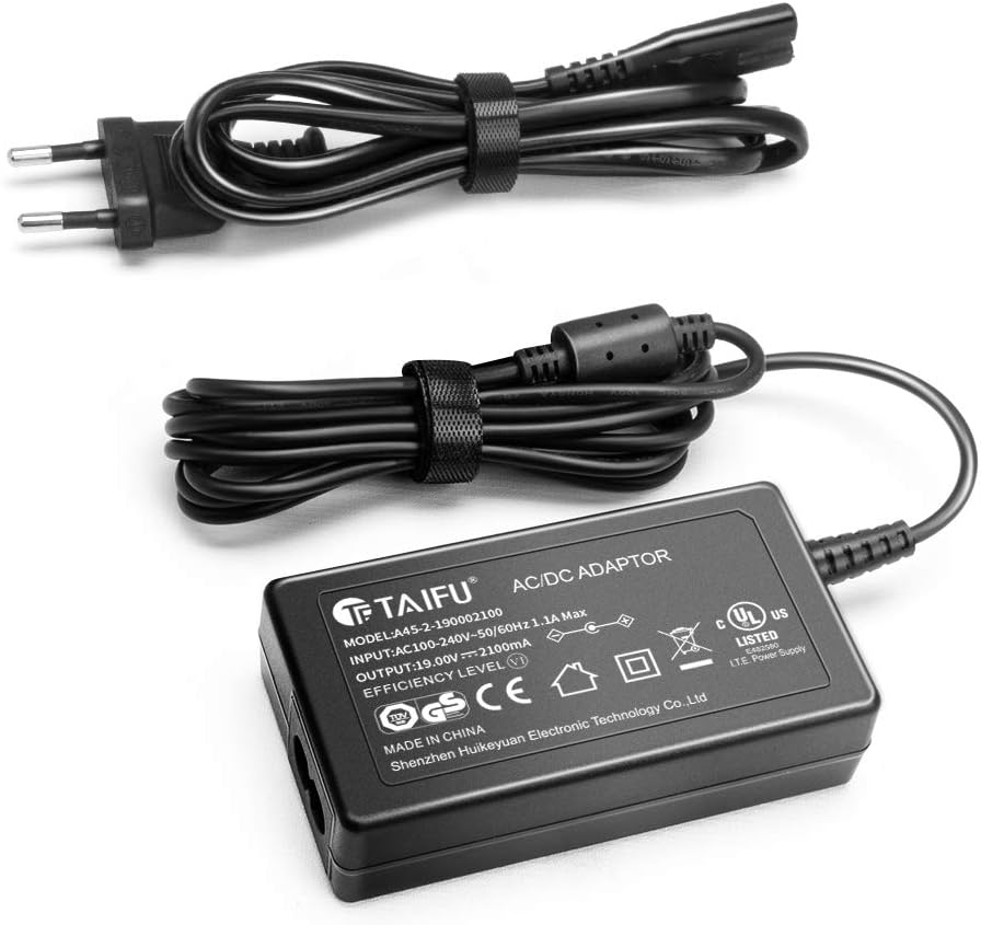 TAIFU DC 19 V Power Supply Charger for HP Pavilion 22f 22y 24f 27f 27fh