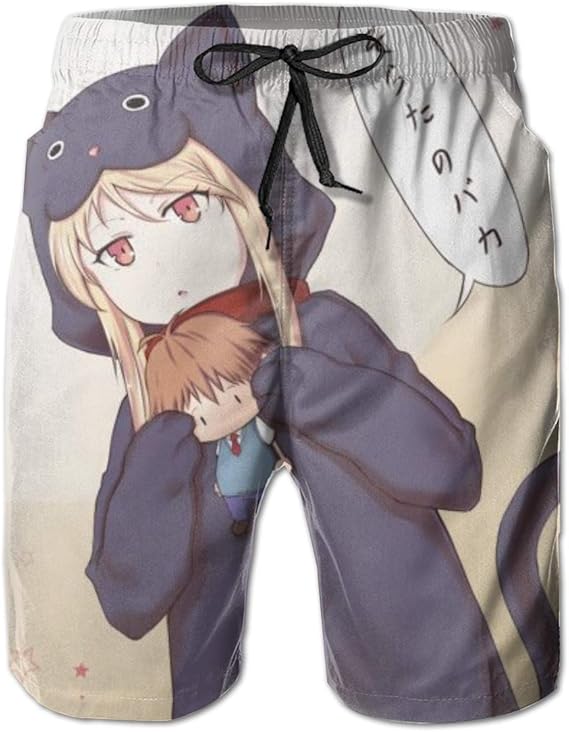 Amazon Co Jp さくら荘のペットな彼女 メンズ 水着 サーフ パンツ オシャレ 通気 速乾 メッシュインナー 海パン 水陸両用 大きサイズ M Xxl 服 ファッション小物