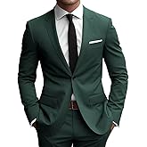 Wangyue 2 Piece Suit Men Slim Fit Suits for Mens One Button Men Suit Slim Fit Wedding Groomsmen Prom Homecoming Suits