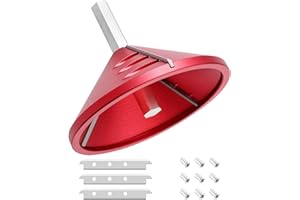 DMTVAL 2-in-1 Inner-Outer PVC Reamer, PVC Deburring Tool, Compatible with Standard Drills, Fits OD 0.92" to 3.89" and ID 0.75" to 3.5" PVC, CPVC, ABS, PP and PE Pipes.