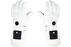 USB Heated Gloves for Men & Women, Rechargeable Battery-Powered Winter Gloves with 3 Heat Settings, Thermal Extreme Cold Weat