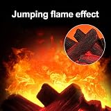 Tumnea LED Fireplace Table Lamp Realistic Flame Effect Electric Lantern view 5