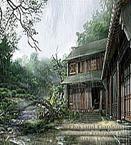 RAIN Fragrance Oil - 100% Premium Grade Uncut Oil - Clean and uplifting scent of a village summer rain storm - BULK Frangrance Oil By Oakland Gardens (030 mL - 1.0 fl oz Bottle)