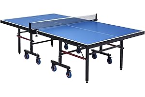 VEVOR Ping Pong Table, Professional Table Tennis Game, Indoor MDF Portable Table Tennis Table, Foldable Ping Pong Table with 