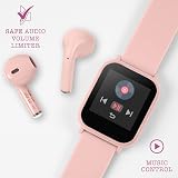 Tikkers Teen Series 10 Smart Watch & Earbuds Set - GPS, Fitness Tracker, Nude view 2