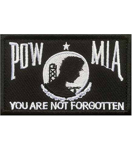 POW MA Not Forgotten Large Patch Snapback Mesh Trucker Cap 30-287