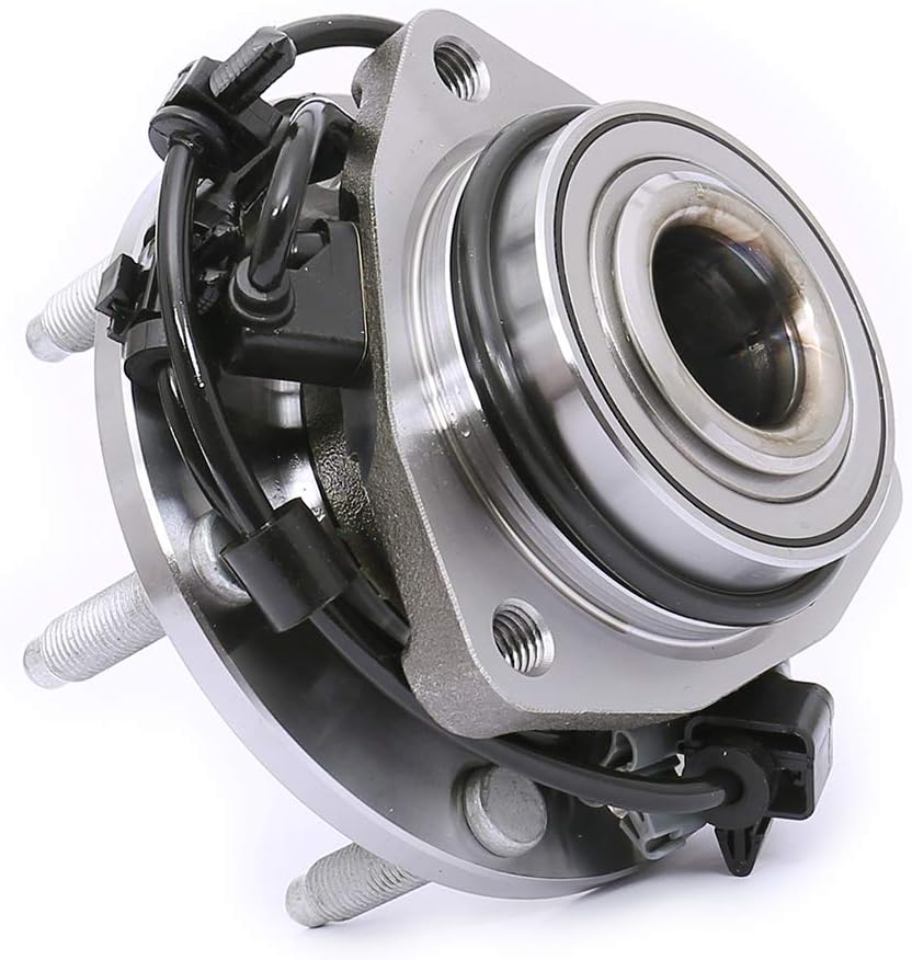 FKG 513188 Front Wheel Bearing Hub Assembly for 02-09 Chevy Trailblazer (EXT), 03-06 Chevy SSR, 02-09 GMC Envoy, 03-08 Isuzu Ascender, 04-07 Buick Rainier, 05-09 SAAB 9-7X, 6 Lugs W/ABS