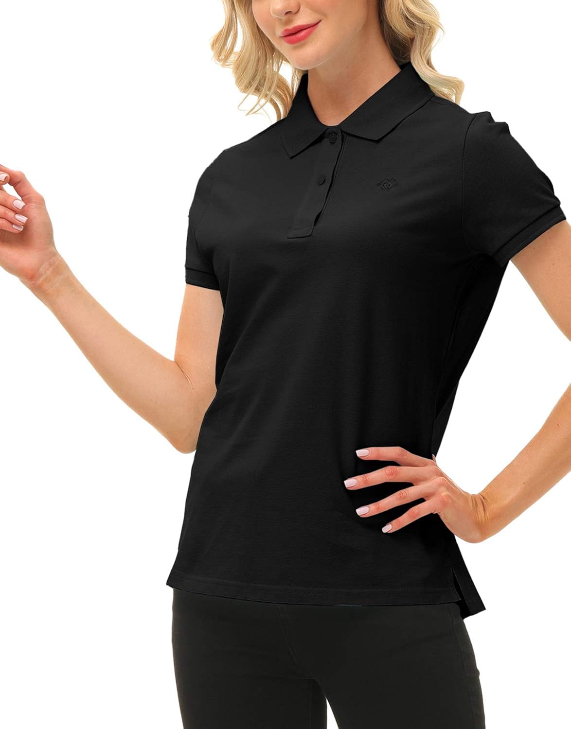 MoFiz Women's Golf Polo Shirt Short Sleeve Quick Dry Athletic Sport Active Tennis wear Slim Fit at  Women’s Clothing store