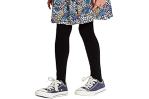 COTTON DAY 2 Pack Little Kids Youth Girls School Dress Cotton Tight Black White Navy Blue Gray Burgundy