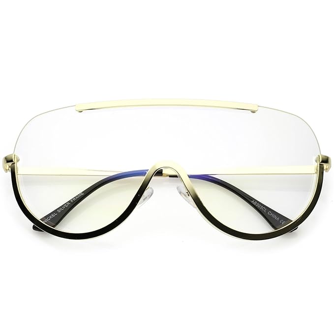 clear glasses with gold trim