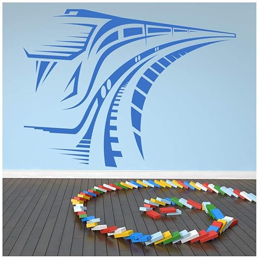 azutura Schnellzug Wandtattoo Transport Wand Sticker Jungen