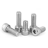 M4 6mm Screws 100Pcs M4-0.7x6mm Socket Head Cap