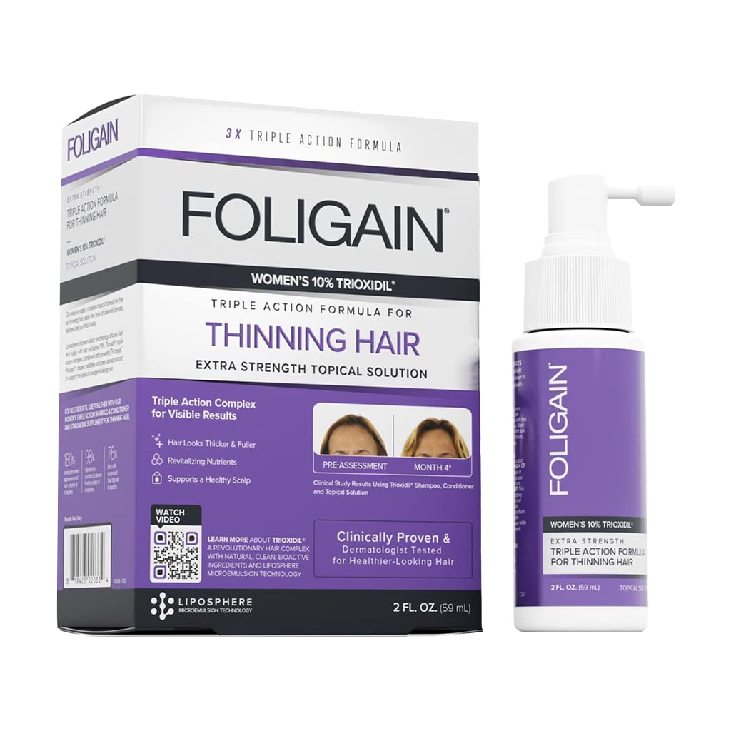 Foligain Womens HAIR REGROWTH TREATMENT with 10% Trioxidil