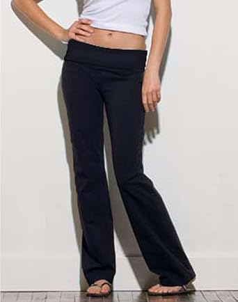 women's fold over yoga pants