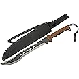 SZCO Supplies 926961 ABS Handled Full Tang Fantasy Outdoor Survival Machete with Sheath, Brown, 25" Length