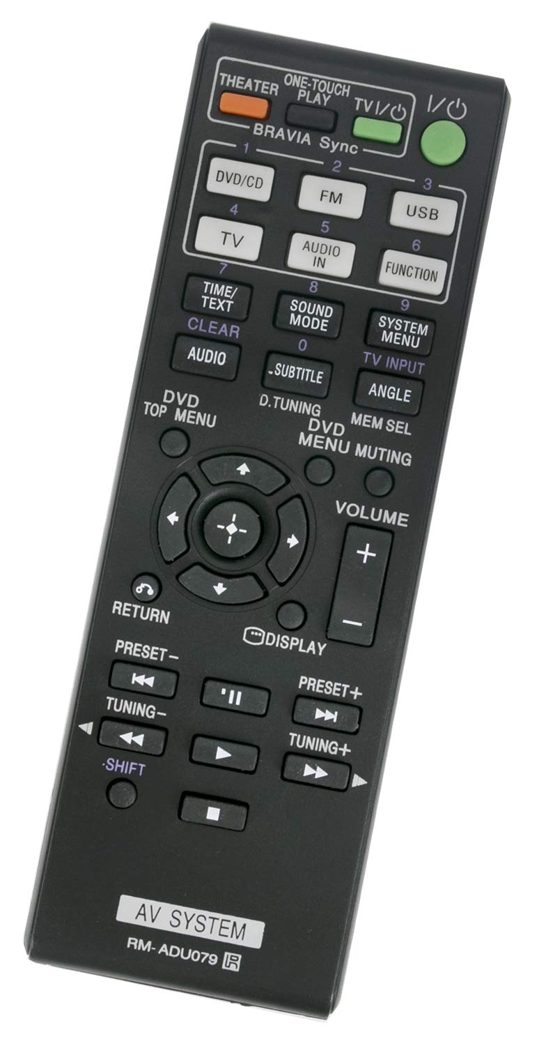 ALLIMITY 148764011 RM-ADU079 Remote Control Replace for Sony DVD Receiver HBD-TZ230 HBD-DZ340 HBD-DZ330 DAV-TZ715 DAV-TZ710 DAV-TZ630 DAV-TZ510 DAV-TZ230 DAV-TZ210 DAV-DZ740
