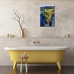 Pebble Beach Golf Course Canvas Wall Art for Living