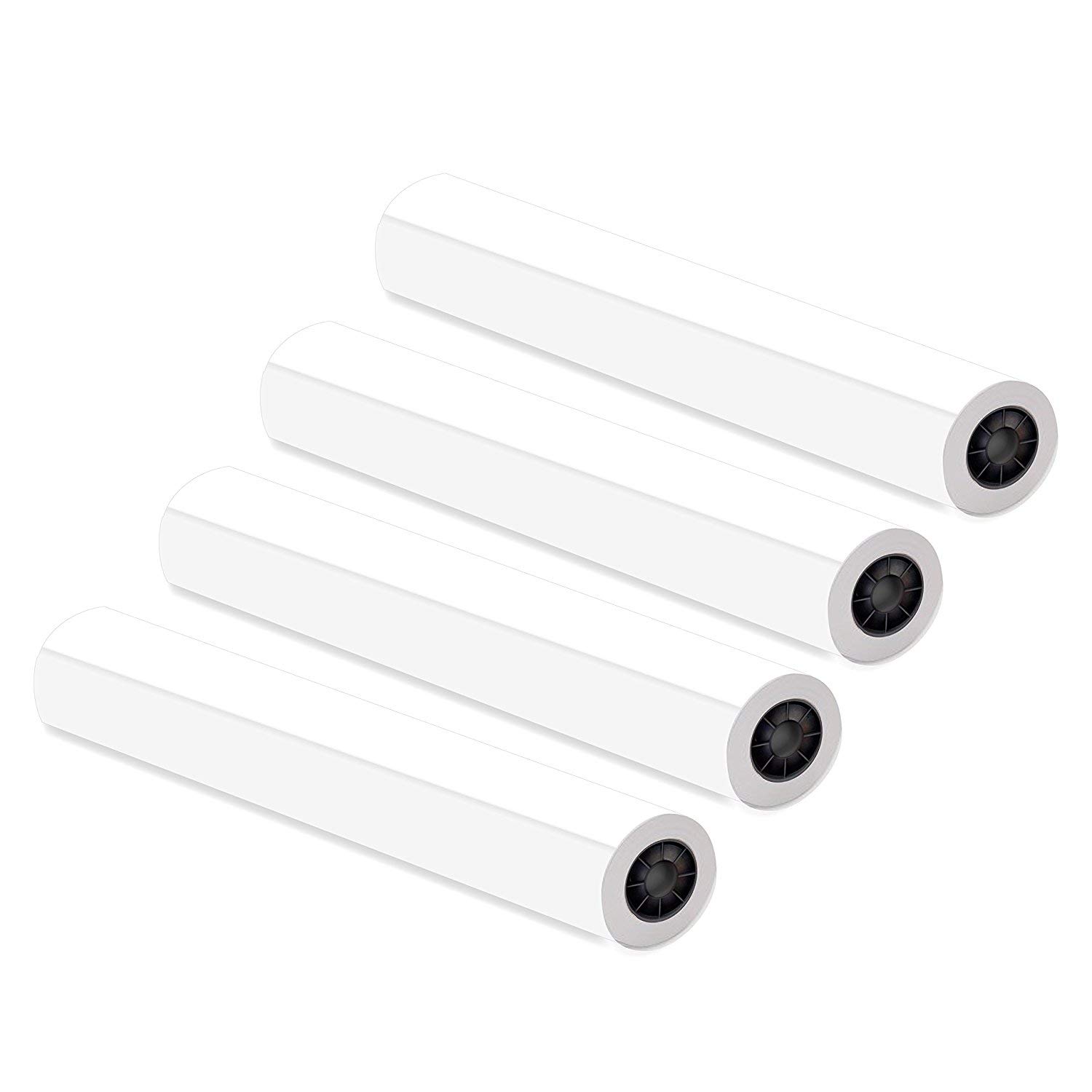 AllianceWide Format Paper 24" x 150' CAD Bond Rolls (24lb | 4 Rolls, 24 In x 150 Ft | 2" Core)