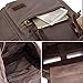 BLUBOON Canvas Vintage Backpack Leather Casual Bookbag Men Rucksack (Light Coffee)