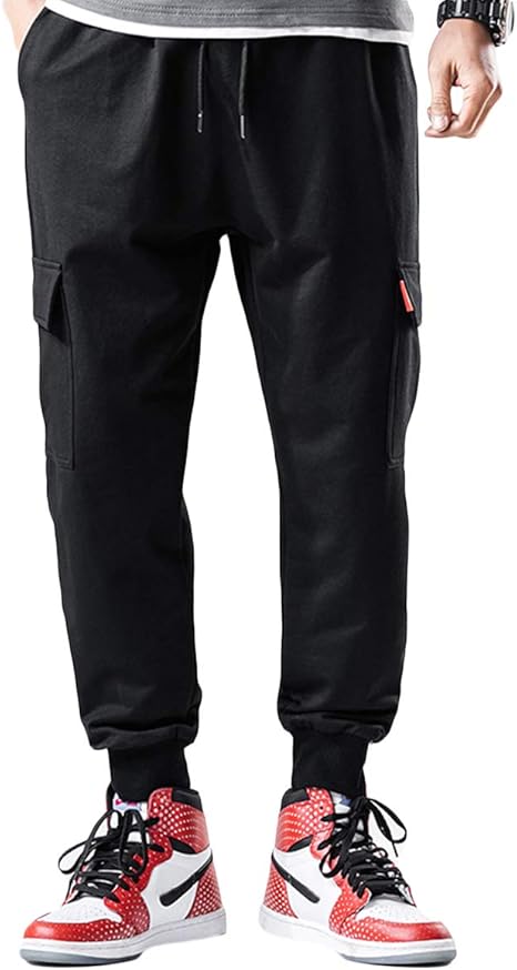 Amazon ジョガーパンツ 春夏 無地 ロングパンツ メンズ 綿 人気 ズボン 調整紐 スウェットパンツ トレーニング ジム フィットネス パンツ ジャージ スリム ゆったり カジュアル ズボン 通気性 大きいサイズ アクティブロングパンツ 通販