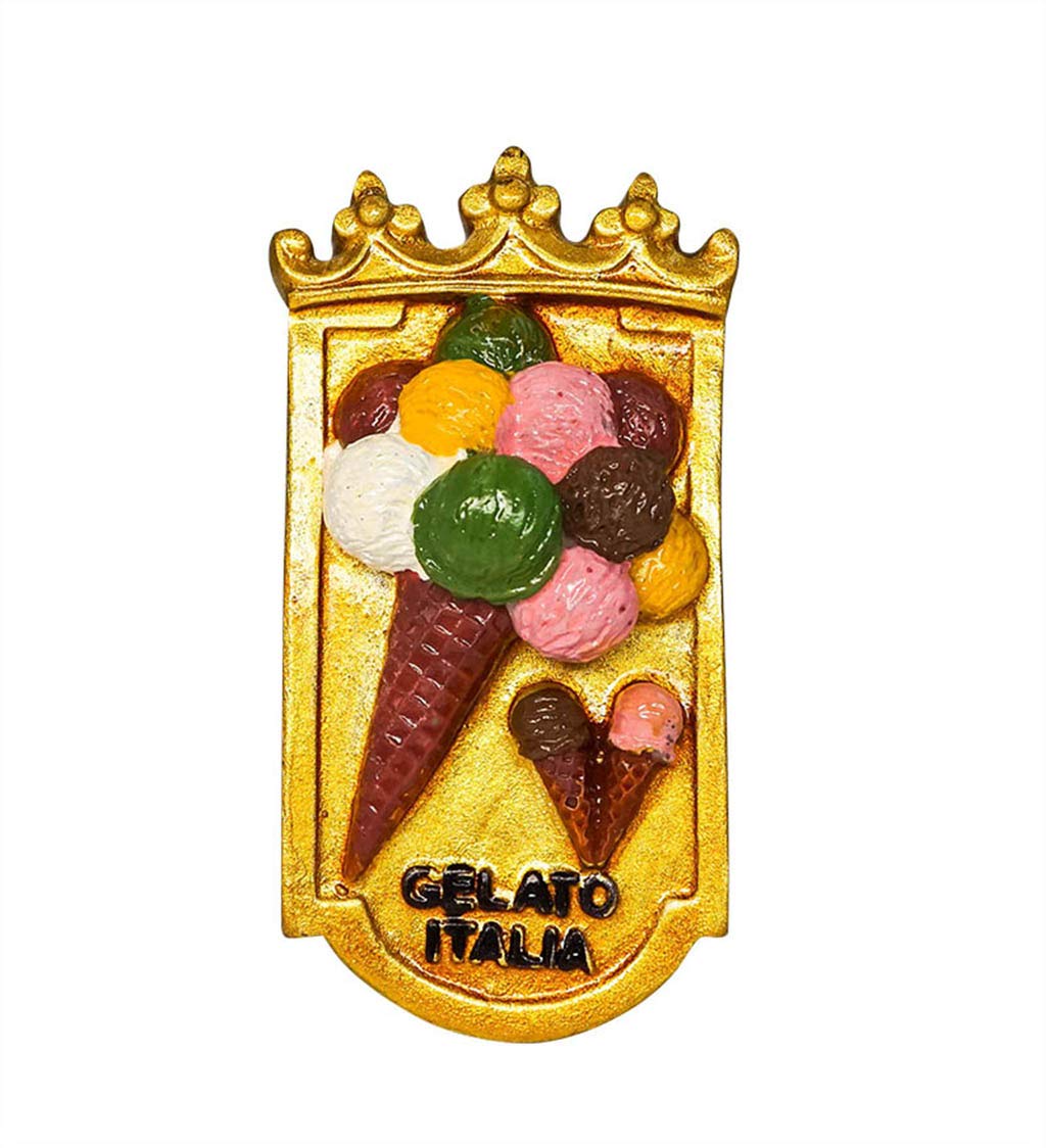 zamonji Italia Helado Gelato 3D Imanes para Refrigerador Imán de ...