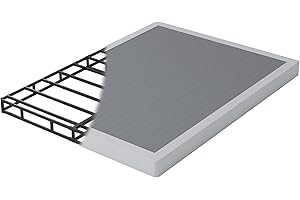 HOBINCHE 5 Inch Full Size Box Spring Heavy Duty Box Spring with Fabric Cover,Noise Free,Easy Assembly,3000LBS Weight Capcity Metal Mattress Foundation,Non-Slip