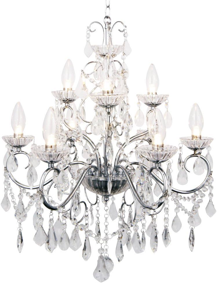 Forum Lighting Spa Vela 9 Light Chandelier - SPA-19714-CHR